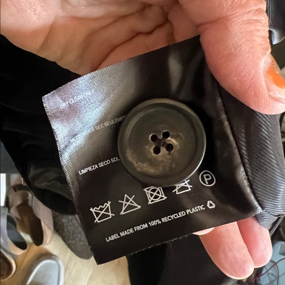 Bernardo, Women's Black Wool Blend Double-Breasted Coat - Size M - Picture 8 of 9